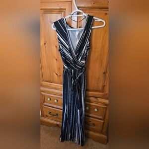 Emma & Michele Black and White Pantsuit